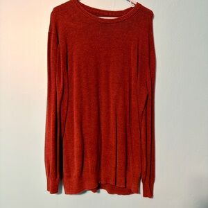 American Eagle Outfitters Men's Crewneck Sweater - Maroon in Large Tall
